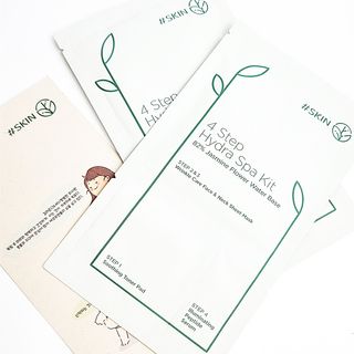 태그스킨 4스텝 주름개선 피부미백 영양 마스크팩 3개 세트(최신버전) — 4점을 준 리뷰어가 2022년 4월 올린 사용 사진