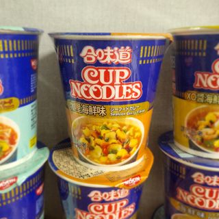 NISSIN 닛신 컵누들  4종 - 씨푸드오리지날, 씨푸드 스파이시, 씨푸드 커리, 씨푸드 XO소스 — 5점을 준 리뷰어가 2022년 4월 올린 사용 사진