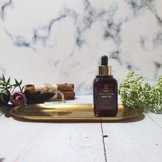 소담스퀘어 상암 솔포그 비타민 화이트닝 앰플 50ml 안티에이징 항산화 가미 잡티 트러블 세라마이드 — 5점을 준 리뷰어가 2022년 11월 올린 사용 사진