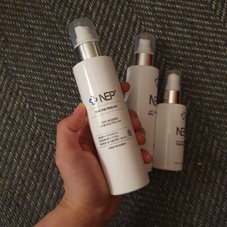 SOONWITH 순위드 NEP+ 스킨케어 3종 세트 — 4점을 준 리뷰어가 2021년 4월 올린 사용 사진