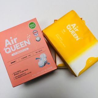 에어퀸 뉴브레스 유기농 생리대 4종 (팬티라이너 20P + 중형 10P + 대형 10P + 오버나이트 8P)_체험단 — 5점을 준 리뷰어가 2024년 7월 올린 사용 사진