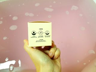 버블데이 아로마/과일 거품 입욕제 — 5점을 준 리뷰어가 2021년 7월 올린 사용 사진