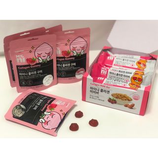 일동제약 마이니 마이니 늘씬날씬 콜라겐 세트 — 5점을 준 리뷰어가 2021년 2월 올린 사용 사진