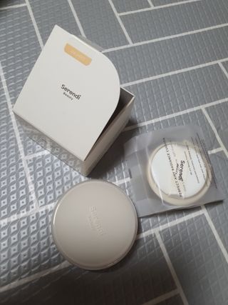 세렌디뷰티 퍼펙트 에어리 래디언스 쿠션 — 5점을 준 리뷰어가 2022년 1월 올린 사용 사진