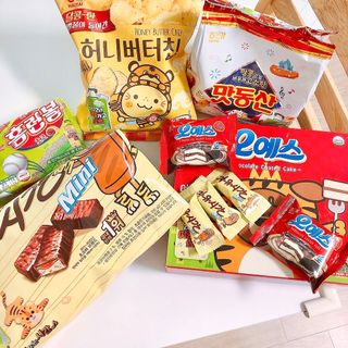 해태제과 2022 호랑이 스낵 5종 세트 — 5점을 준 리뷰어가 2022년 1월 올린 사용 사진