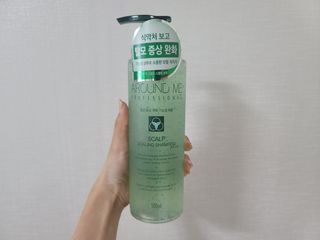 어라운드미 [어라운드 미] 탈모 증상 완화 스칼프 샴푸 + 두피 영양 공급 트리트먼트 — 5점을 준 리뷰어가 2021년 7월 올린 사용 사진
