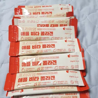 소담스퀘어 상암 [애플트리] 프리미엄 애플 비타 콜라겐 — 5점을 준 리뷰어가 2022년 12월 올린 사용 사진