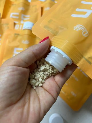 [덜다] 든든 식물성 단백질 쉐이크 40g X 7입 (곡물/딸기) — 5점을 준 리뷰어가 2023년 8월 올린 사용 사진
