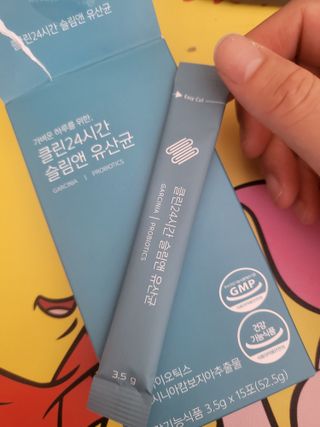 클린24시간 슬림앤유산균 1박스 (3.5g X 15포) — 5점을 준 리뷰어가 2022년 9월 올린 사용 사진