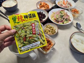 루시델리 야미하우스 홍콩 스파이시 프리미엄 짜사이 무침 500g — 5점을 준 리뷰어가 2024년 6월 올린 사용 사진