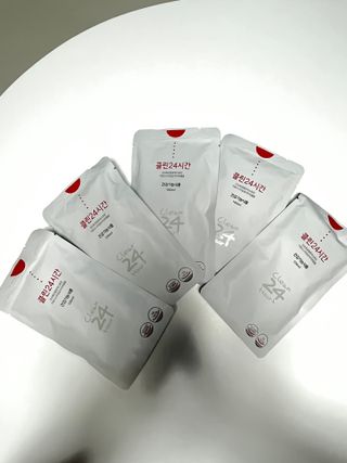 클린24시간 1BOX(5포) + 전용보틀(500ml) — 5점을 준 리뷰어가 2023년 6월 올린 사용 사진