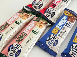 이지프로틴바 3종x각 2ea (고단백질바, 멀티단백질바, 식물성단백질바) — 5점을 준 리뷰어가 2024년 2월 올린 사용 사진