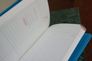 리훈 2023년 하고싶은말다이어리 (세로/정사각 중 택 1, 베이지/블루 중 택 1) — 5점을 준 리뷰어가 2023년 1월 올린 사용 사진