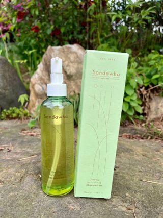 스킨큐어 산다화 순한 클렌징 동백 오일 200ml — 5점을 준 리뷰어가 2023년 4월 올린 사용 사진