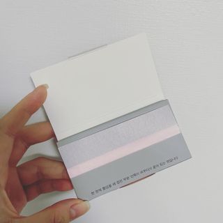 [갸스비] 메이크업은 그대로, 피지만 쏙 - BB킵 오일컨트롤 파우더 페이퍼 — 5점을 준 리뷰어가 2021년 5월 올린 사용 사진