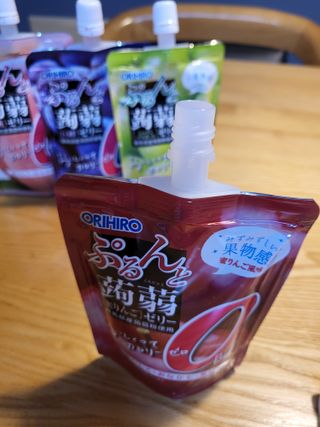 ORIHIRO 오리히로 곤약젤리 제로칼로리 130g 4종 4팩(맛별로 1팩씩) — 5점을 준 리뷰어가 2022년 12월 올린 사용 사진
