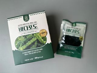 [피터씨마켓] 바다포도 100g(20g x 5봉) 우미부도 그린캐비어 ASMR 소분포장 — 4.5점을 준 리뷰어가 2024년 8월 올린 사용 사진