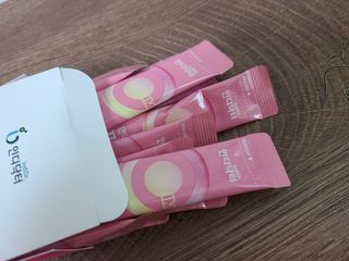 [인디닥터] 면역 생생 핑크 이뮨 젤리 — 5점을 준 리뷰어가 2022년 5월 올린 사용 사진