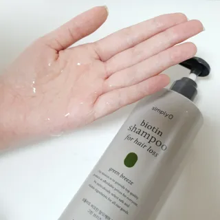 심플리오 비오틴 탈모케어 솔루션 3종 샴푸500ml+앰플100ml+워터 트리트먼트 250ml — 5점을 준 리뷰어가 2022년 7월 올린 사용 사진