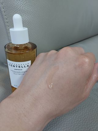 [스킨1004] 마다가스카르 센텔라 앰플 100ml — 5점을 준 리뷰어가 2024년 5월 올린 사용 사진