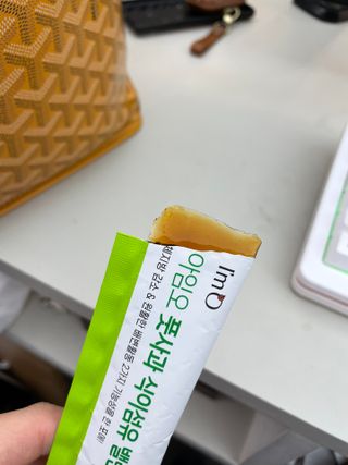 아임오 풋사과 식이섬유 밸런스 젤리 14포 — 5점을 준 리뷰어가 2021년 8월 올린 사용 사진
