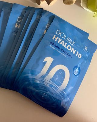리더스코스메틱 리더스 메디유 더블 히알론10 수딩 마스크 — 5점을 준 리뷰어가 2021년 10월 올린 사용 사진