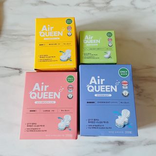 에어퀸 뉴브레스 유기농 생리대 4종 (팬티라이너 20P + 중형 10P + 대형 10P + 오버나이트 8P)_체험단 — 5점을 준 리뷰어가 2024년 7월 올린 사용 사진