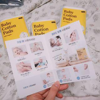 디어엘로디 프리미엄 유기농 유아 솜티슈 60매  2 + 1 PACK — 4.5점을 준 리뷰어가 2021년 3월 올린 사용 사진