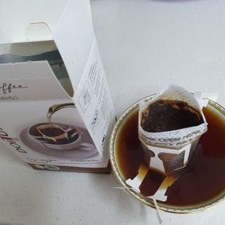 도이퉁 드립백 커피 60g 다크로스트 미디움로스트 — 4점을 준 리뷰어가 2021년 2월 올린 사용 사진