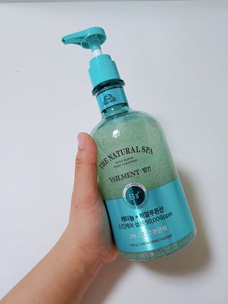 벨먼 내추럴스파 수분광채 스크럽 바디워시 600ml 5종 — 5점을 준 리뷰어가 2022년 5월 올린 사용 사진