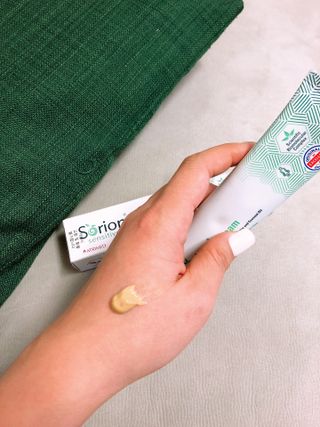 건선/아토/습진/민감성 피부 천연보습진정크림 소리온 크림 & 센시티브 크림 50g — 5점을 준 리뷰어가 2022년 1월 올린 사용 사진