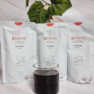 클린24시간 1BOX(5포) + 전용보틀(500ml) — 5점을 준 리뷰어가 2022년 8월 올린 사용 사진
