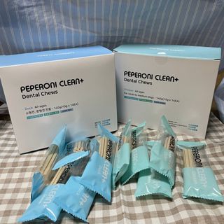 페페로니 2종 세트 클린플러스 덴탈껌 치킨+덕 — 5점을 준 리뷰어가 2021년 8월 올린 사용 사진