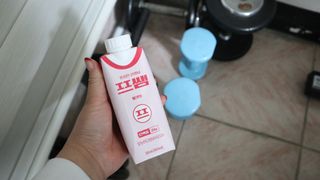 파워풀엑스 [프쌤] 더 맛있고 강력해진 고단백 음료 3종 (초코맛,딸기맛,커피맛) — 5점을 준 리뷰어가 2023년 1월 올린 사용 사진