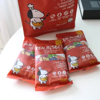 [푸디웜] 라포그  리얼인섹트 관절 저알러지 강아지 사료  1.2KG — 5점을 준 리뷰어가 2022년 8월 올린 사용 사진