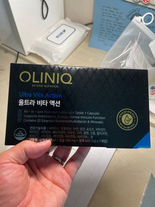 올리닉 울트라비타액션 — 5점을 준 리뷰어가 2021년 10월 올린 사용 사진