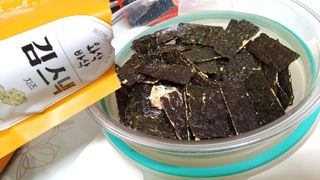 더빈트 와삭바삭 김스낵 — 4.5점을 준 리뷰어가 2023년 1월 올린 사용 사진
