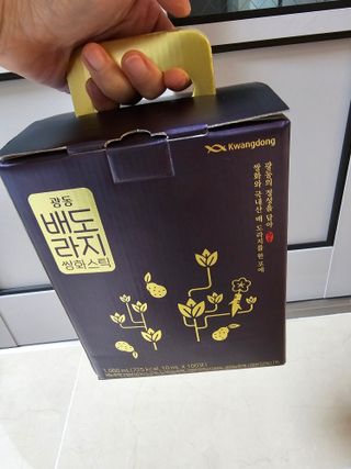 광동생활건강 나우 [광동] 배도라지 쌍화스틱 10mL x 100포 — 5점을 준 리뷰어가 2023년 11월 올린 사용 사진