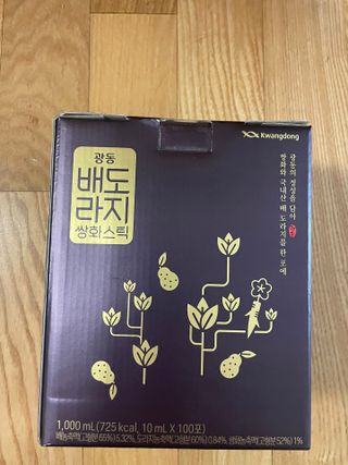 광동생활건강 나우 [광동] 배도라지 쌍화스틱 10mL x 100포 — 5점을 준 리뷰어가 2023년 11월 올린 사용 사진