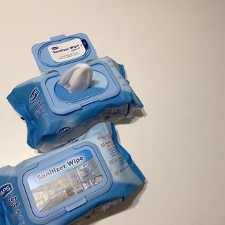햅스 세균없는 주방 대형 2팩, HAPS sanitizer wipe — 5점을 준 리뷰어가 2022년 1월 올린 사용 사진