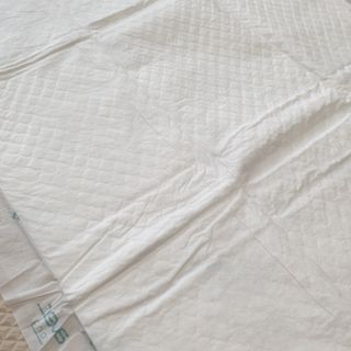 아베크 펫 와이드 프리미엄 대형 애견 강아지 배변 패드 30매 1팩 80g — 4점을 준 리뷰어가 2021년 7월 올린 사용 사진