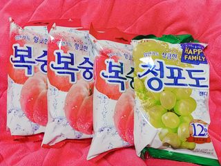 청포도캔디 복숭아캔디 — 5점을 준 리뷰어가 2022년 11월 올린 사용 사진