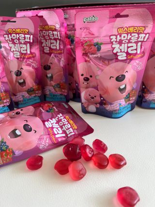 [팔도] 잔망루피젤리 믹스베리맛 42g 8개 — 5점을 준 리뷰어가 2022년 2월 올린 사용 사진