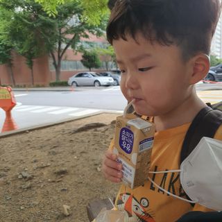 소화가 잘되는 우유 국산 5곡 미숫가루 — 5점을 준 리뷰어가 2021년 9월 올린 사용 사진