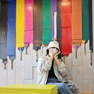 [스테이피플] STAYPEOPLE BUCKET HAT (IVORY) — 4.5점을 준 리뷰어가 2022년 9월 올린 사용 사진