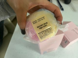 소담스퀘어 상암 Evreryday Bath Bomb Day7(에브리데이 배쓰밤 데이7) / 7종 중 2종 랜덤발송 — 4점을 준 리뷰어가 2022년 11월 올린 사용 사진