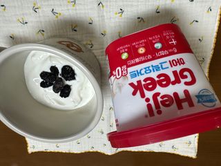 덴마크 프리 [하이(Hej!)]  패키지(요구르트, 그릭요거트) — 5점을 준 리뷰어가 2025년 8월 올린 사용 사진