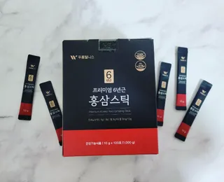 [푸름웰니스] 프리미엄 6년근 홍삼스틱 3mg x 100포 — 5점을 준 리뷰어가 2022년 4월 올린 사용 사진
