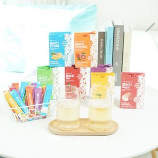 참앤들황토농원 7가지 맛! 탄산 톡톡! 스파클링! 데이앤 콤부차 7종 10포 1박스씩 ★총 7박스★ — 5점을 준 리뷰어가 2023년 1월 올린 사용 사진