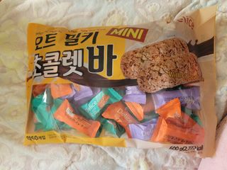 델리스 오트 밀키 초콜릿 바 — 5점을 준 리뷰어가 2022년 3월 올린 사용 사진